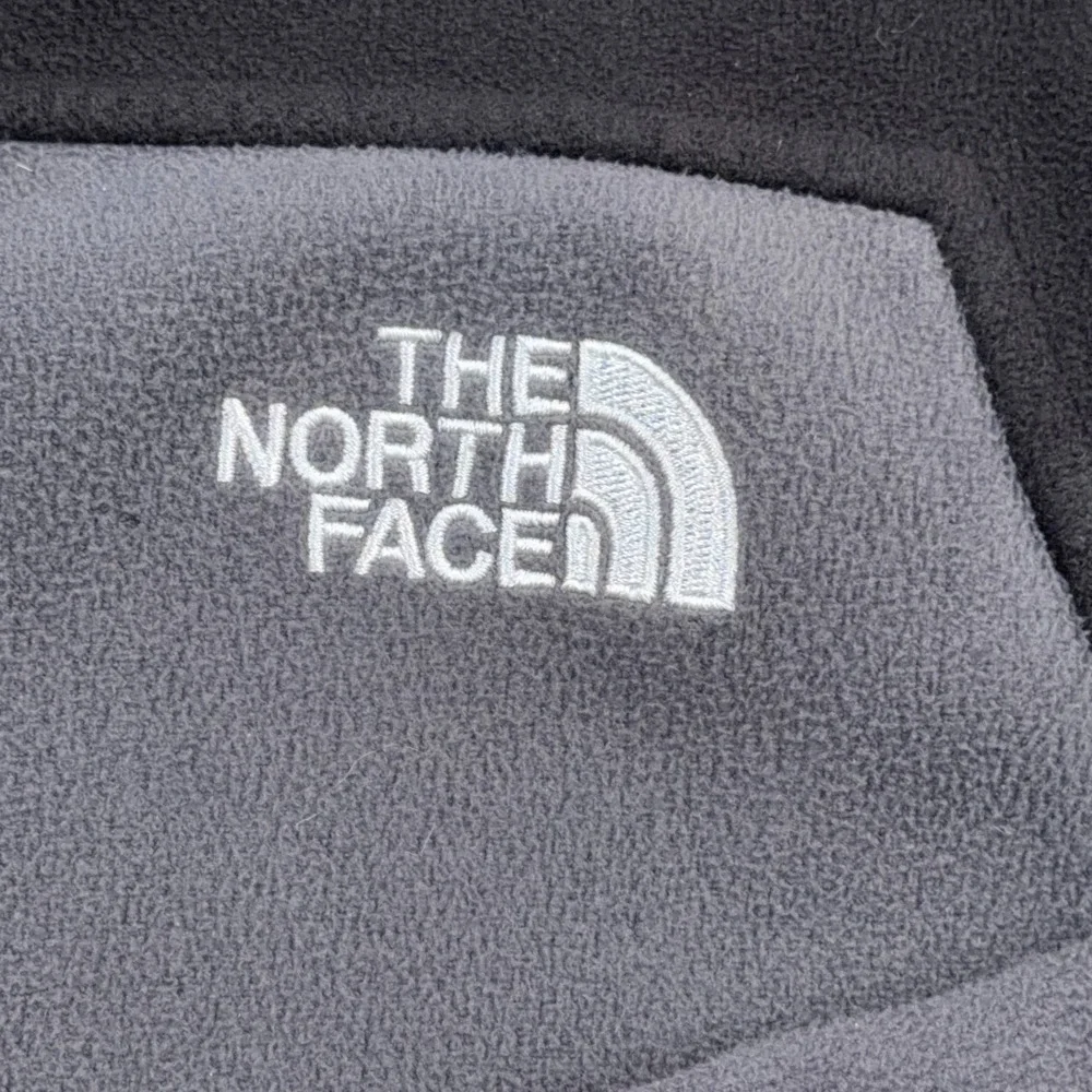 The North Face Jacket Men XL Gray Black Fleece Full Zip Interchange Bomber Adult